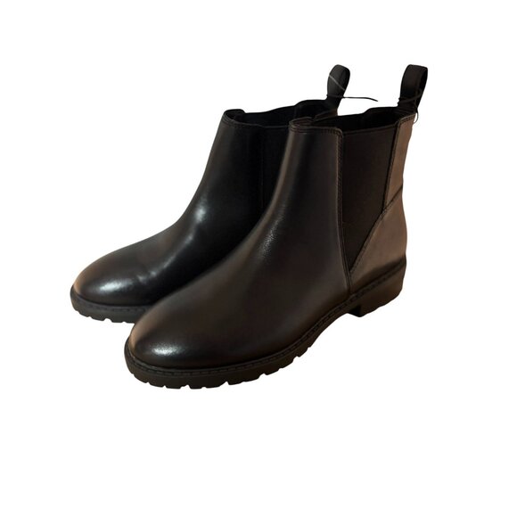 Steve Madden Size 11 Chelsea Black  Lorali Boots - Picture 2 of 6